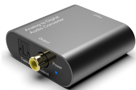 Konverteris RCA → optical (toslink) (maitinimas per USB C)